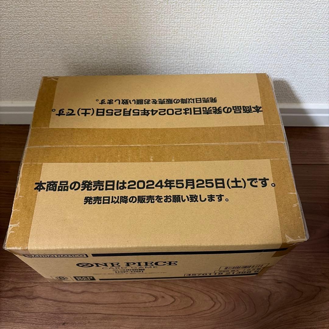 ワンピースカードゲーム　二つの伝説　OP-08 未開封カートン