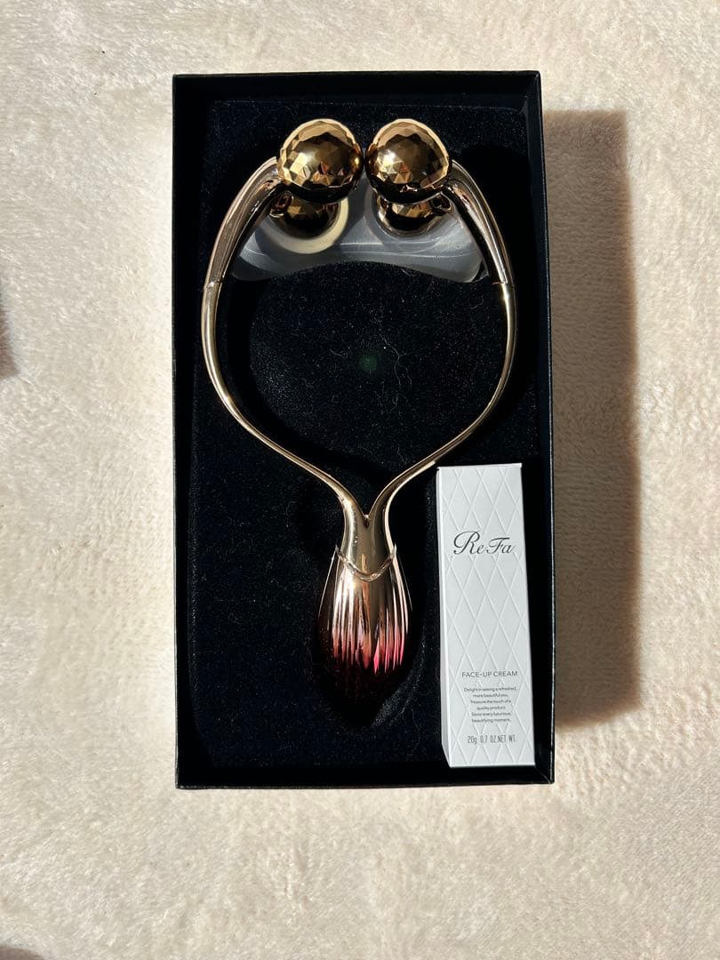 新品未使用！！　ReFa フェイスローラー ゴールド・ブラック　正規品