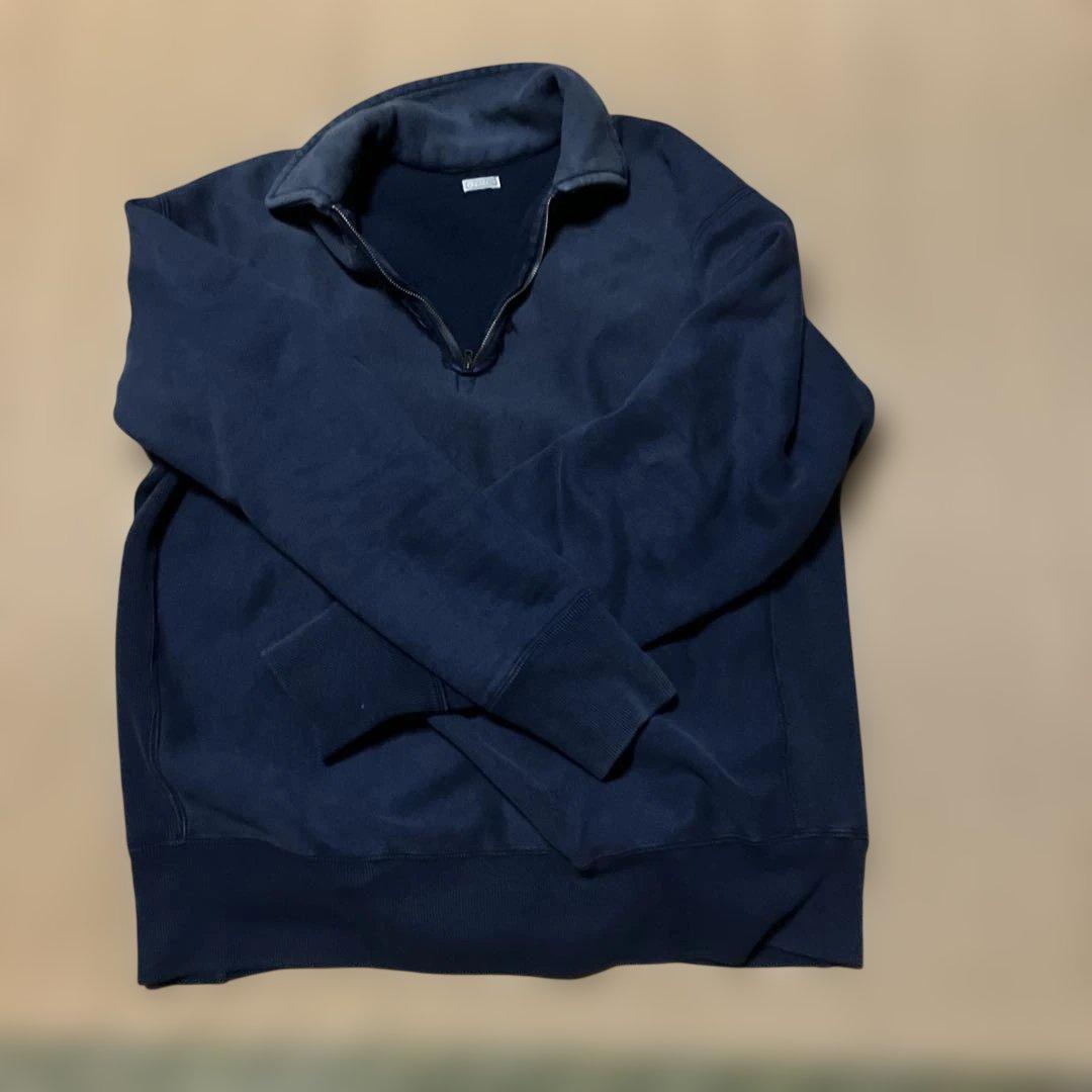 apresse ハーフジップスウェット