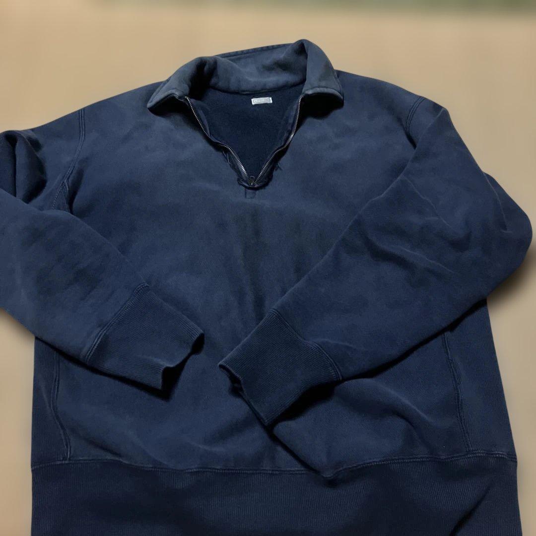 apresse ハーフジップスウェット