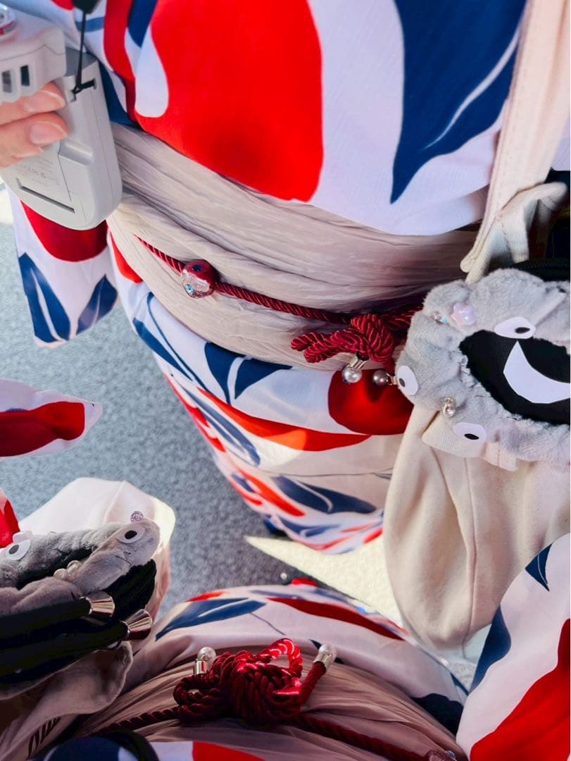 【値下げ】 ミャクミャク風浴衣セット