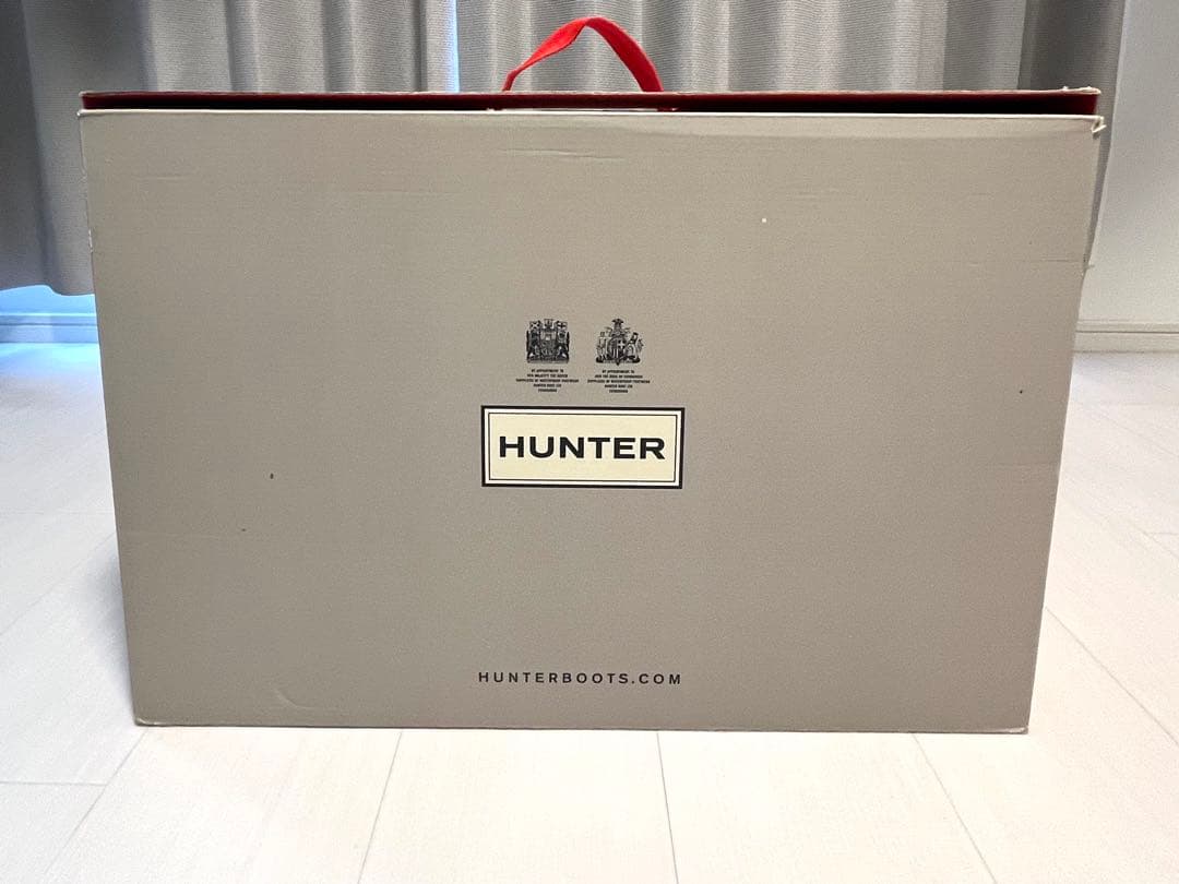 HUNTER ブラック　25cm トールレインブーツ