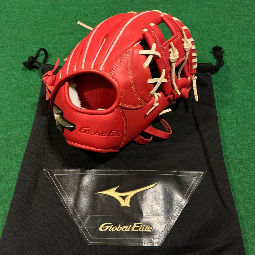 ミズノ　グローバルエリート　限定品　軟式　内野手用　新品未使用