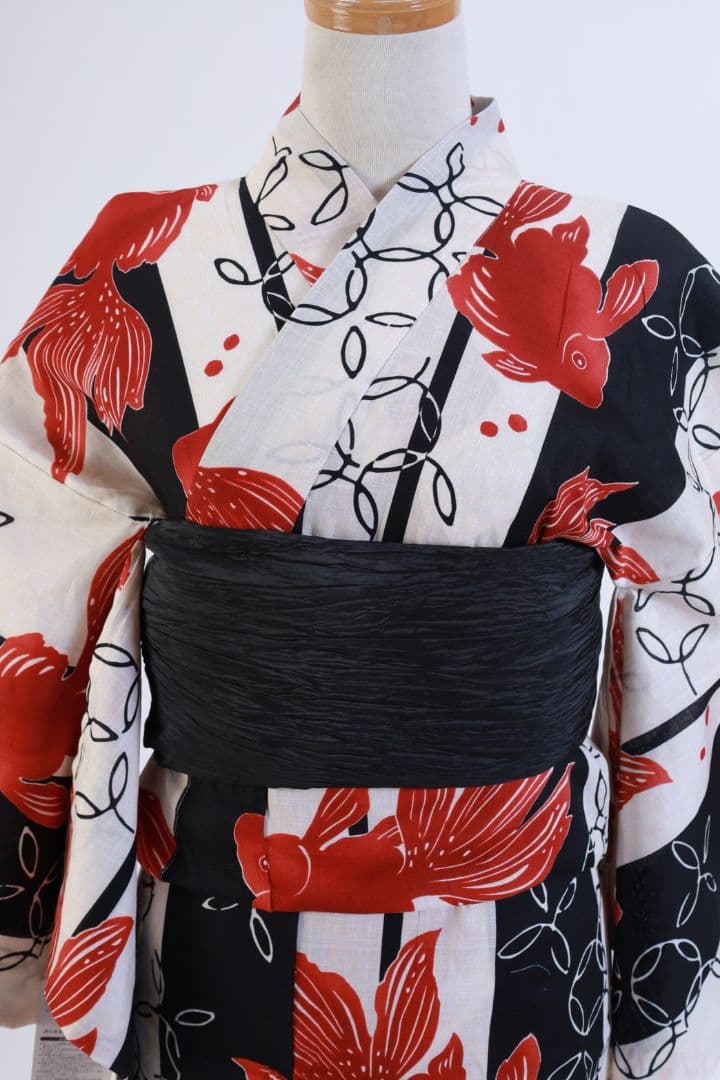 浴衣✿浴衣セット✿レディース浴衣✿しわ兵児帯✿兵児帯✿着物✿新品✿2点セット