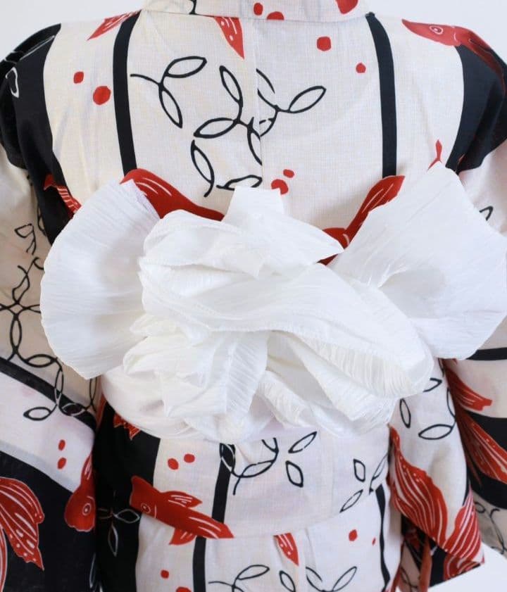 浴衣✿浴衣セット✿レディース浴衣✿しわ兵児帯✿兵児帯✿着物✿新品✿2点セット