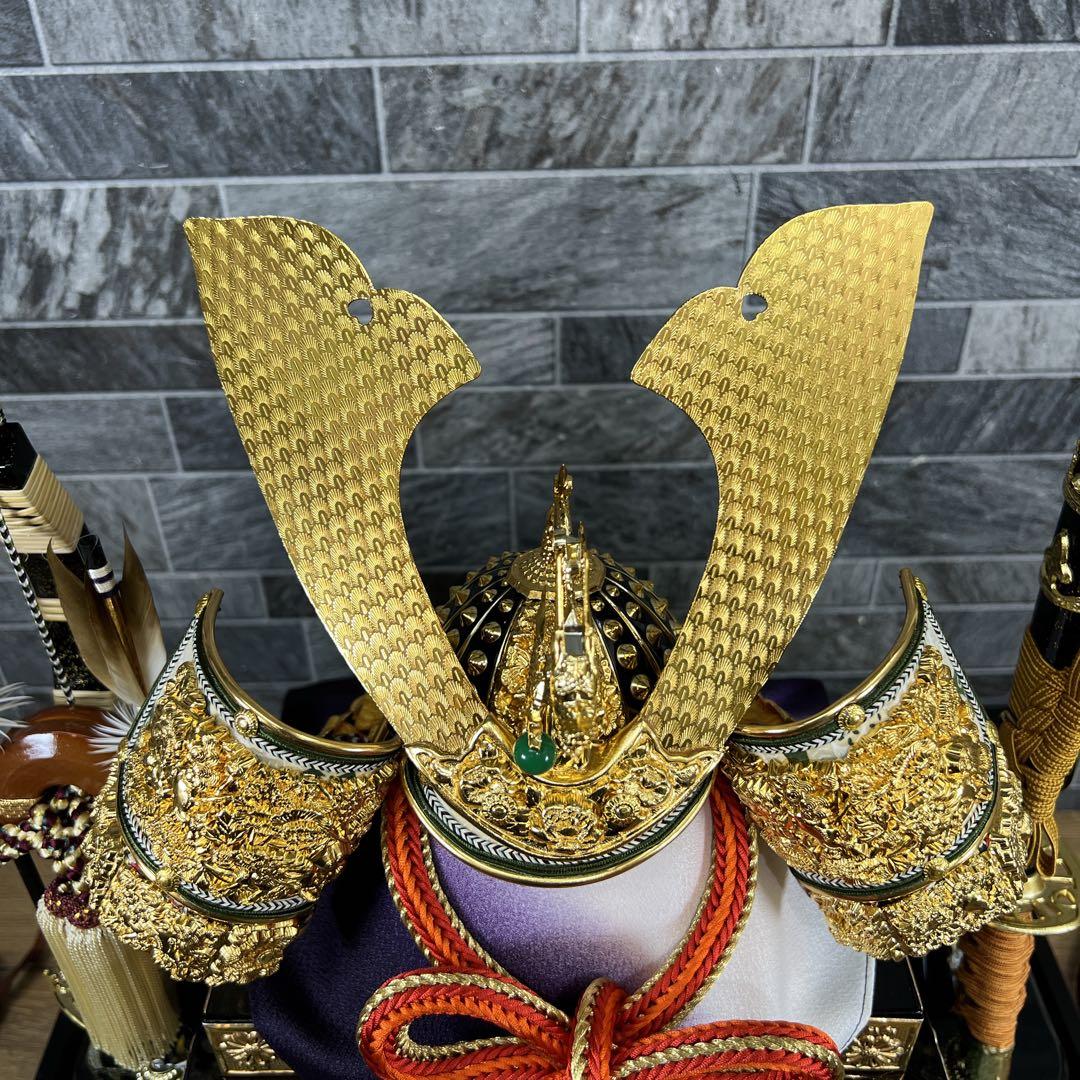 てつやん　御兜飾り　宝雲作　五月人形　端午の節句　御兜　正絹　伝統甲冑仕立