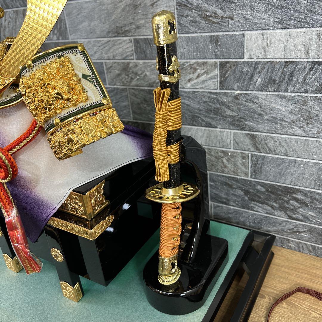 てつやん　御兜飾り　宝雲作　五月人形　端午の節句　御兜　正絹　伝統甲冑仕立