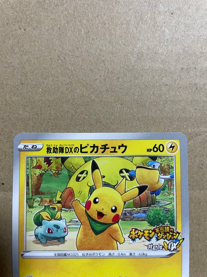 救助隊DXのピカチュウ