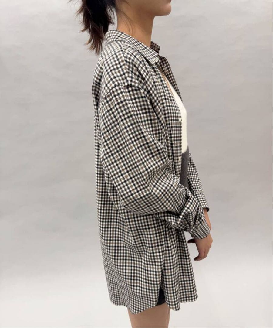 EDIT.FOR LULU ネルチェックシャツ