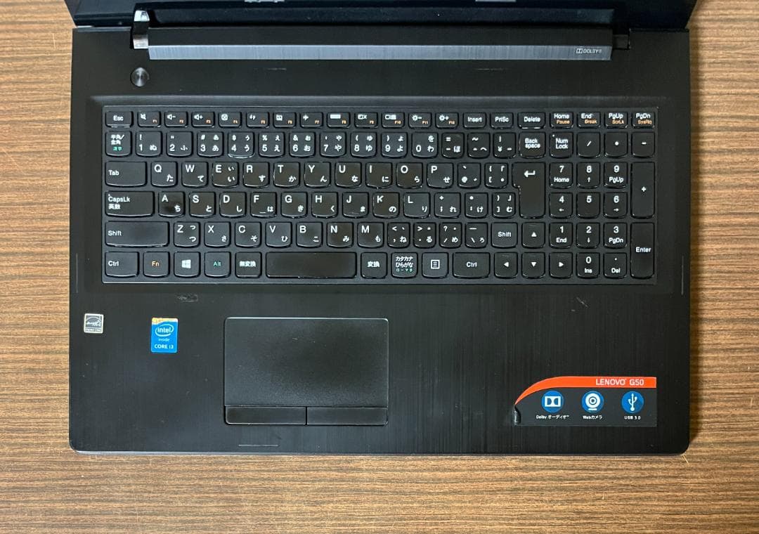 Lenovo G50、15インチ、16GB、512GB SSD