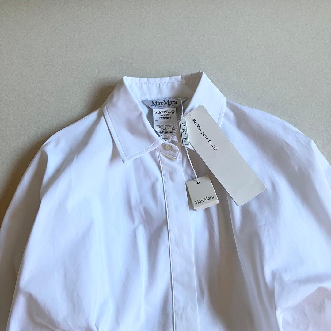 【Max Mara】2019年 ボウタイ ブラウス ドルマンスリーブ 44サイズ