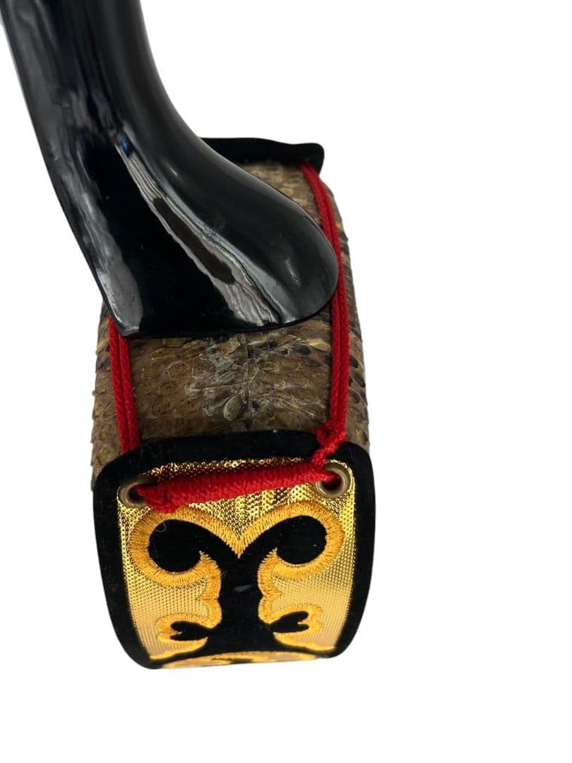 沖縄三味線 蛇革 強化張り