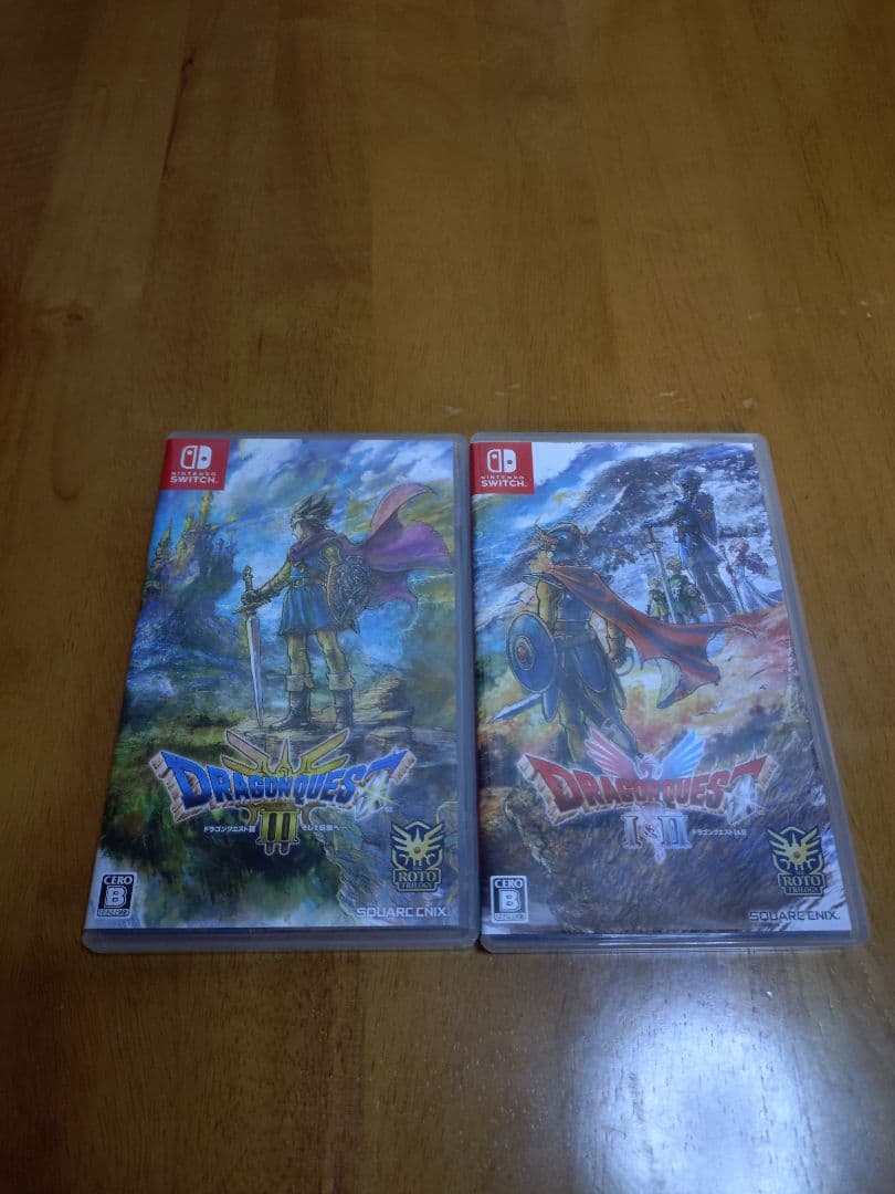 【美品】Switch版 ドラクエ 3 1＆2リメイクセット