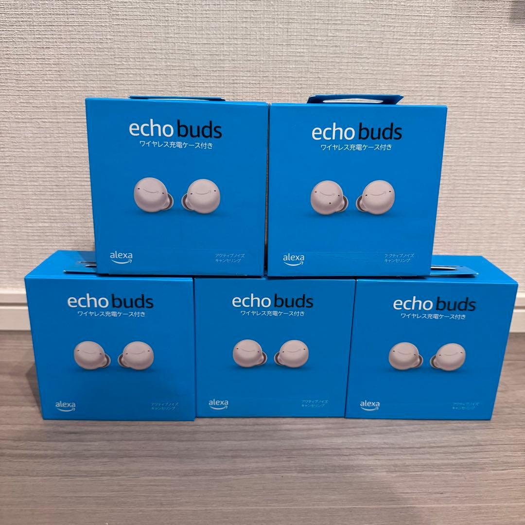 Amazon Echo Buds (エコーバッズ)第2世代 白色 ５個セット