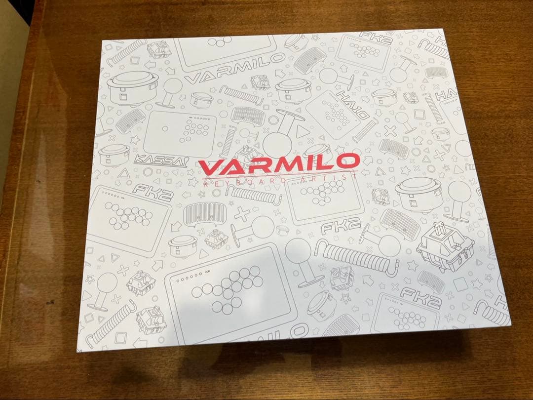 VARMILO KASSAI Lunar Silver 交換用ナス型レバー付き