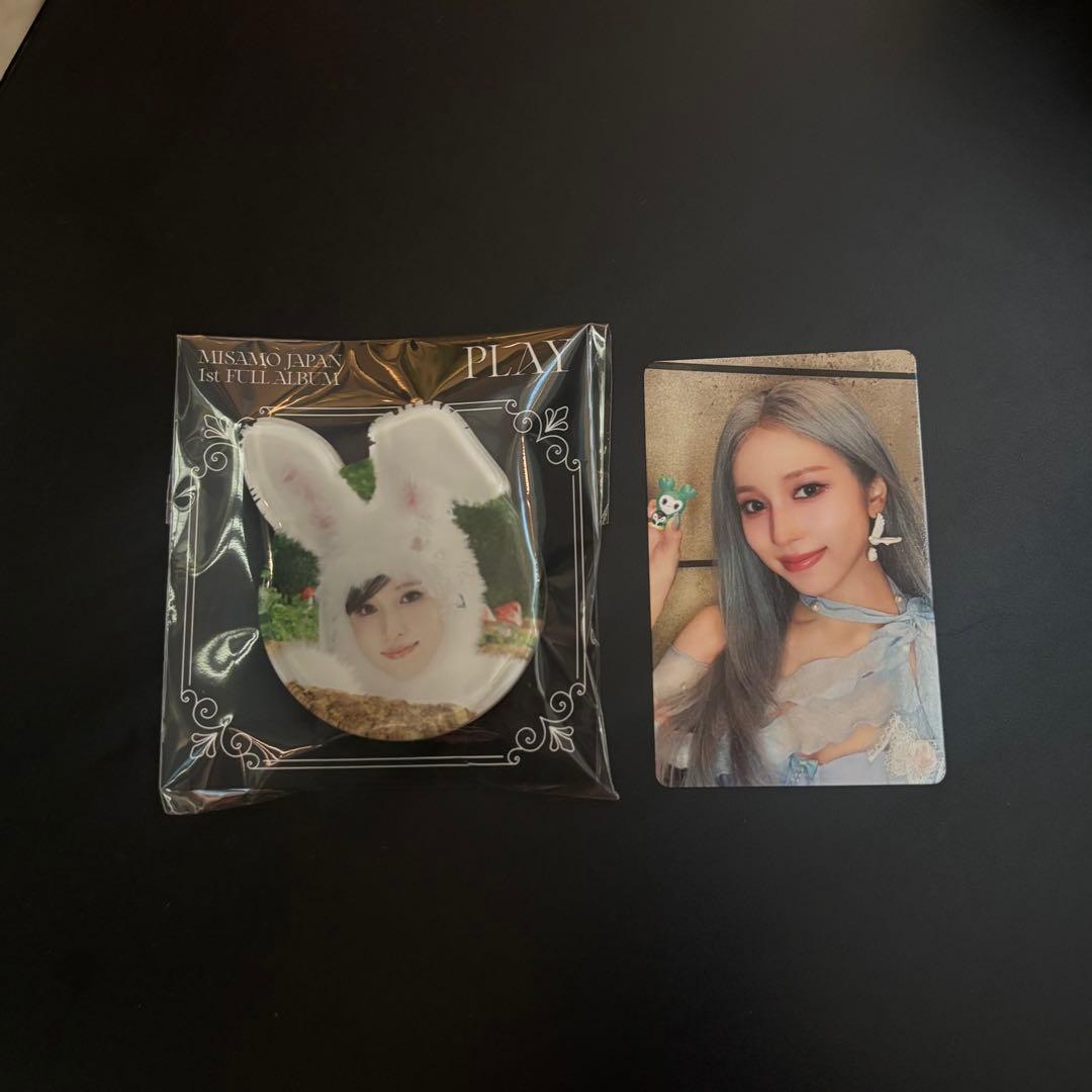 MISAMO PLAY リスニングパーティー　ミナ　トレカ　スマホグリップ