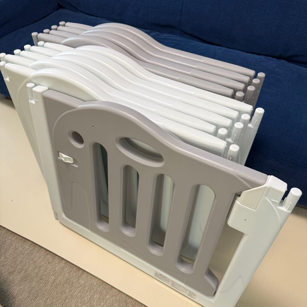 【日本育児】たためるベビーサークル 扉付 pawoo ( 8枚 )➕専用拡張２枚