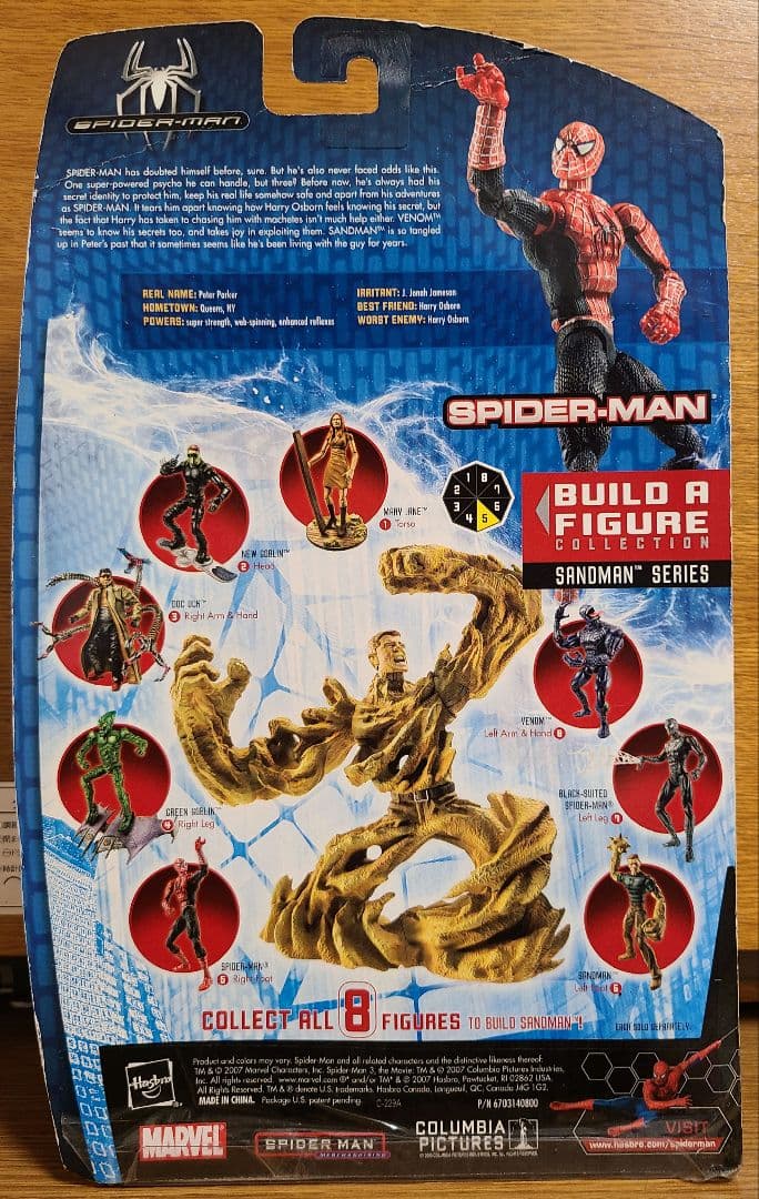 スパイダーマン 6インチアクションフィギュア 映画版 マーベルレジェンド