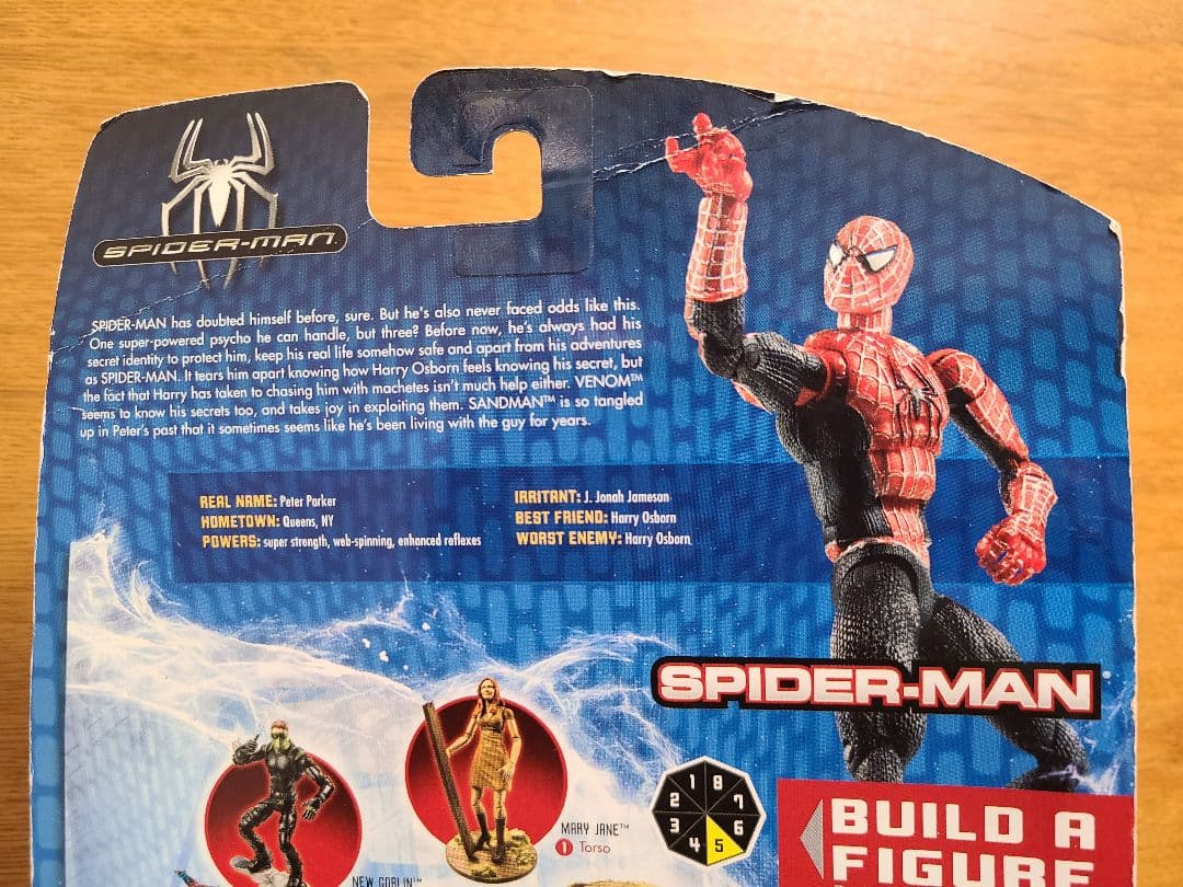 スパイダーマン 6インチアクションフィギュア 映画版 マーベルレジェンド