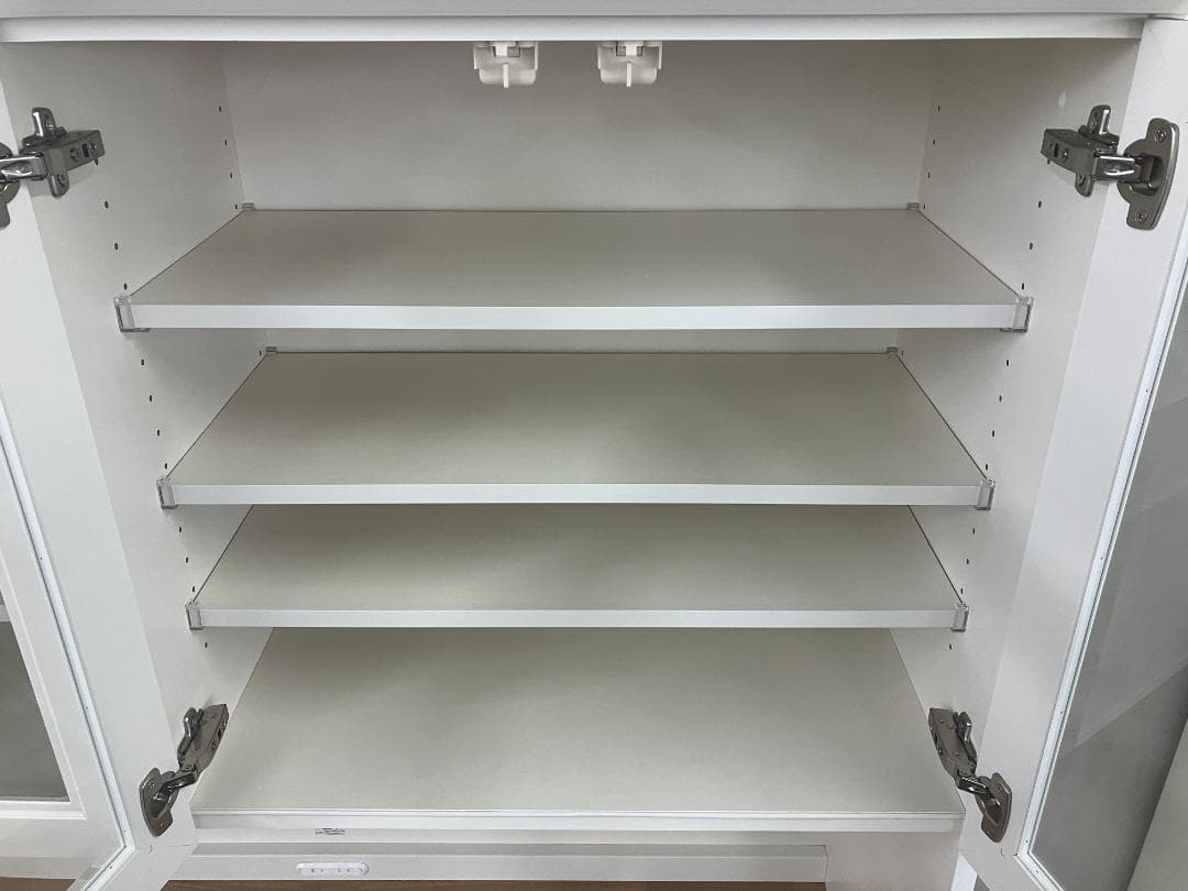 ユーアイ 食器棚 リアン カントリー風 ホワイト