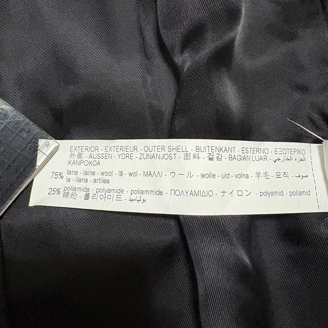 【新品】ZARA ザラ マンテコ ウール ブラック ポンチョ 金具 Lサイズ