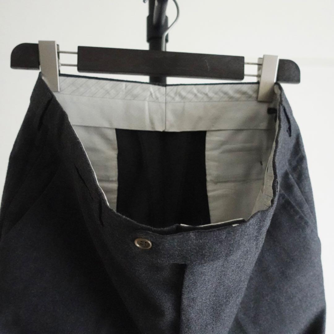 1990s Ermenegirdo Zegna ウールカシミアワイドトラウザーズ