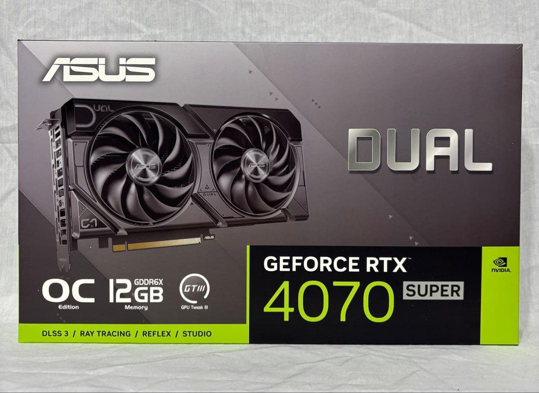 ASUS RTX4070 SUPER 12GB DUAL　SO12GEVO
