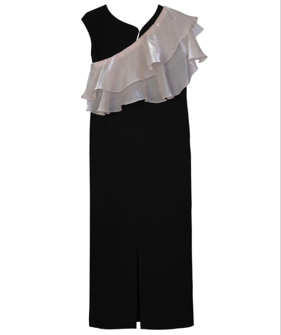 ANDRESD アンドレスド glossy multi ruffle dress