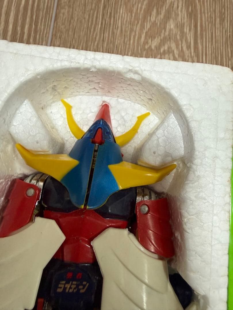 ポピー 超合金 勇者ライディーン DELUXE 当時物 箱・内箱・説明書付