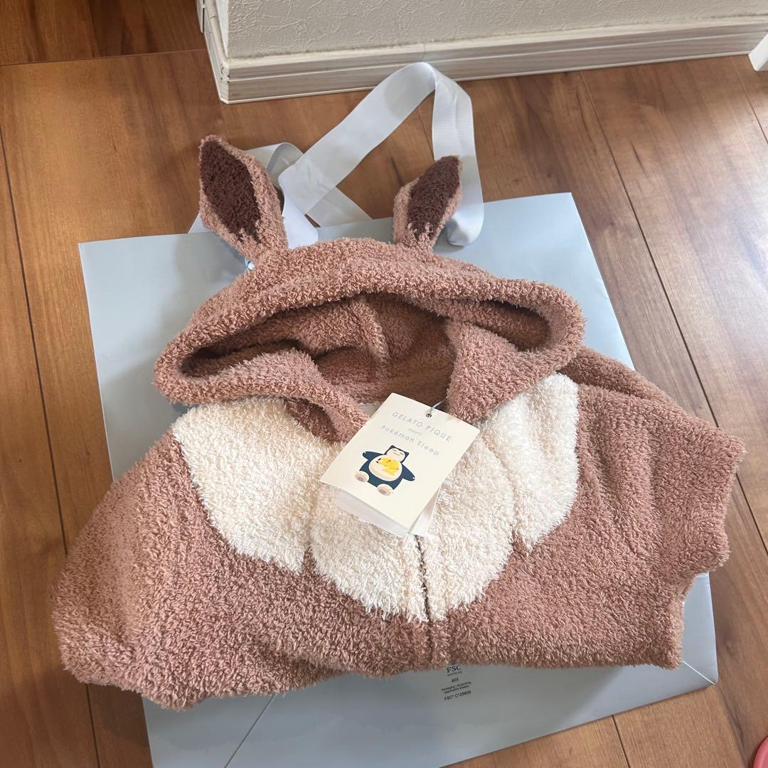 【新品.タグ付き.未使用】♡ジェラートピケ♡ポケモンスリープ　イーブイロンパース