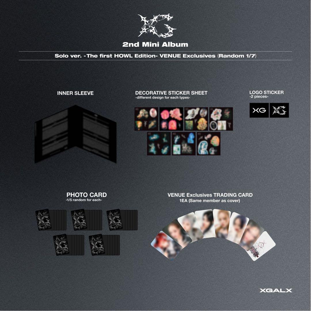 XG AWE The first HOWL US限定 Vinyl ココナ