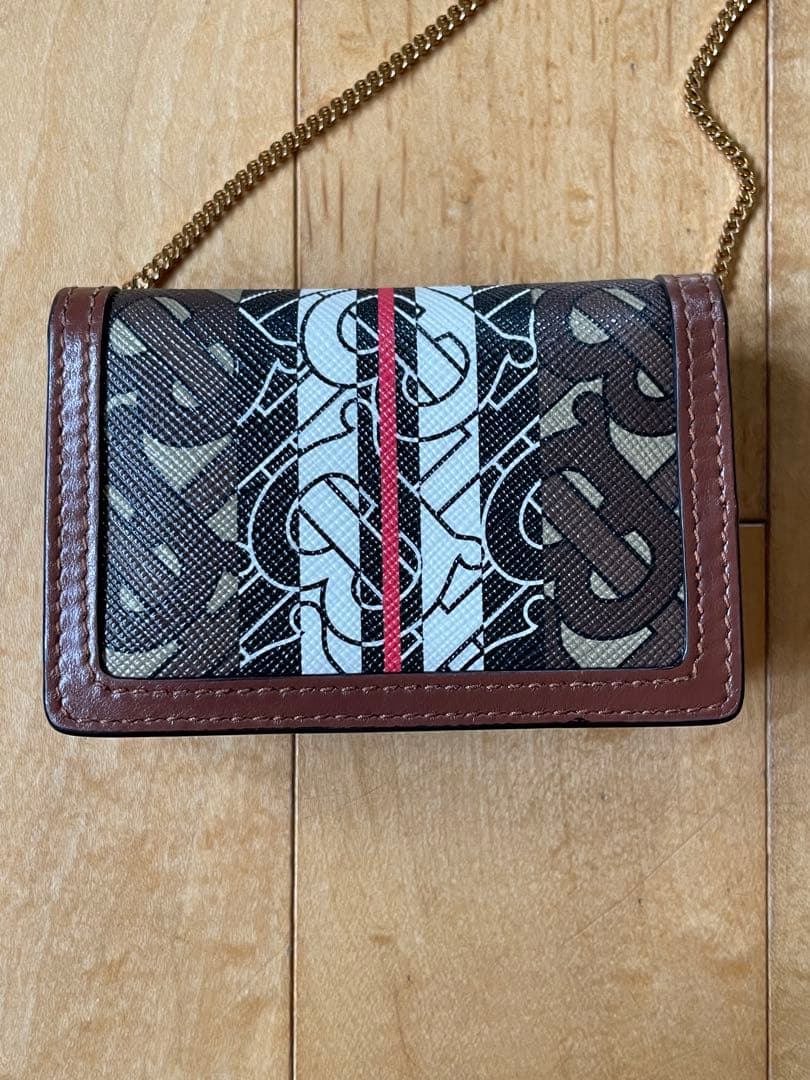 Burberry バーバリー　チェーンウォレット　カードケース　ミニ財布