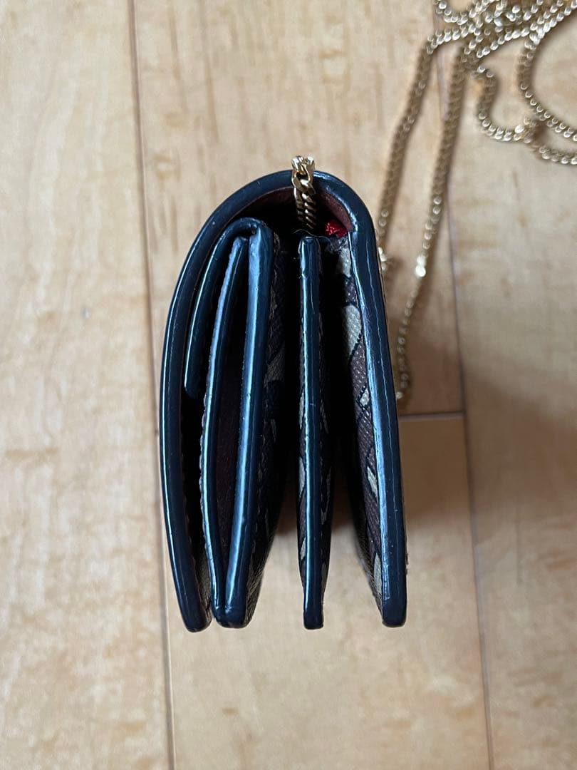 Burberry バーバリー　チェーンウォレット　カードケース　ミニ財布