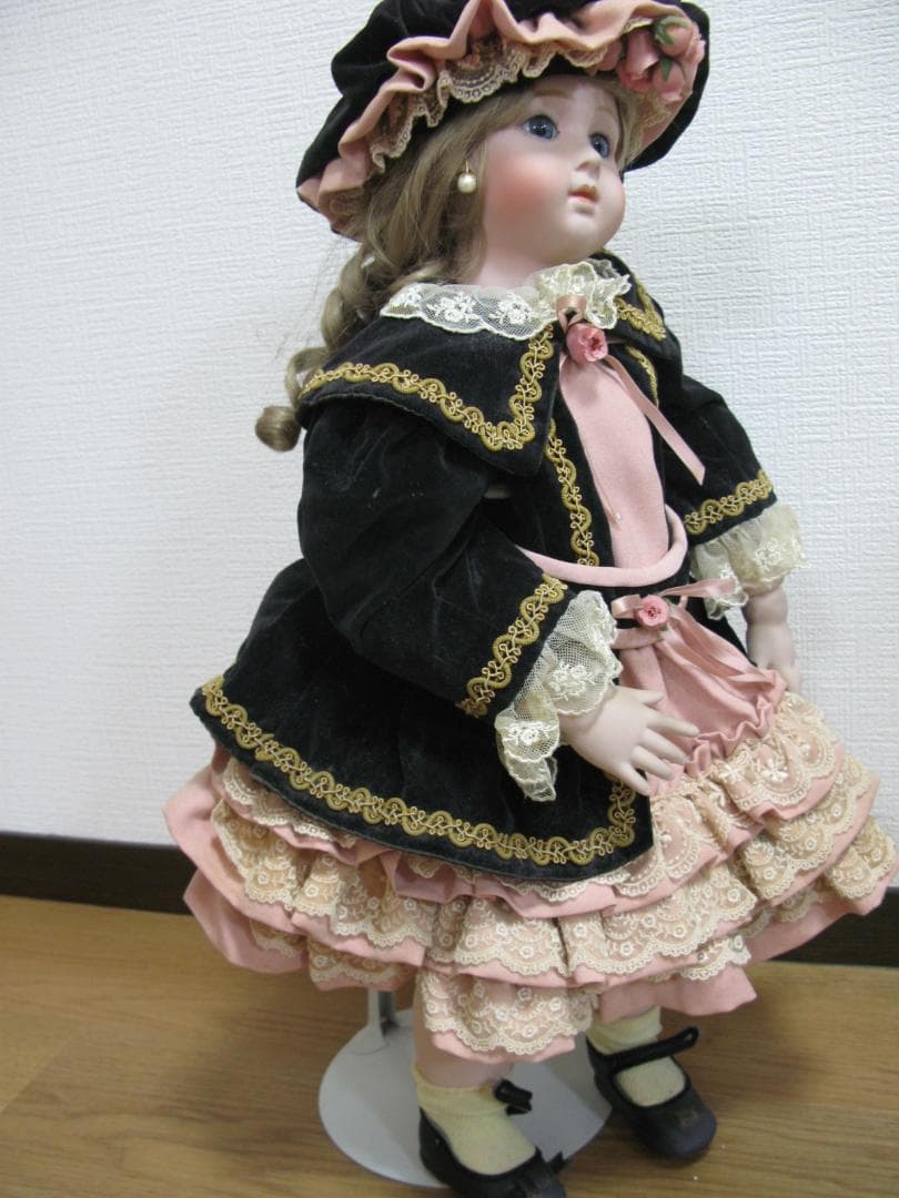 ビスクドール ロングフェイスジュモー リプロ　58㎝ Jumeau