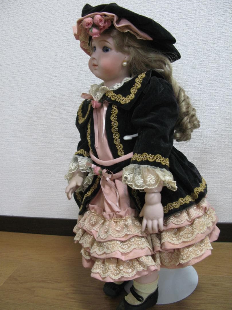 ビスクドール ロングフェイスジュモー リプロ　58㎝ Jumeau