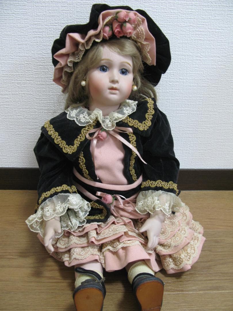 ビスクドール ロングフェイスジュモー リプロ　58㎝ Jumeau