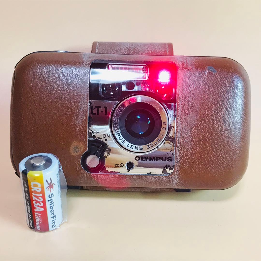 完動品 OLYMPUS LT-1 ＋電池 オリンパス コンパクトフィルムカメラ
