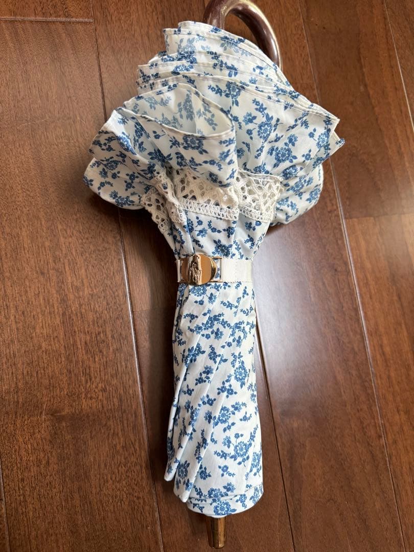 ポロ ラルフローレンPOLORALPHLAUREN晴雨兼用日傘フローラル フリル