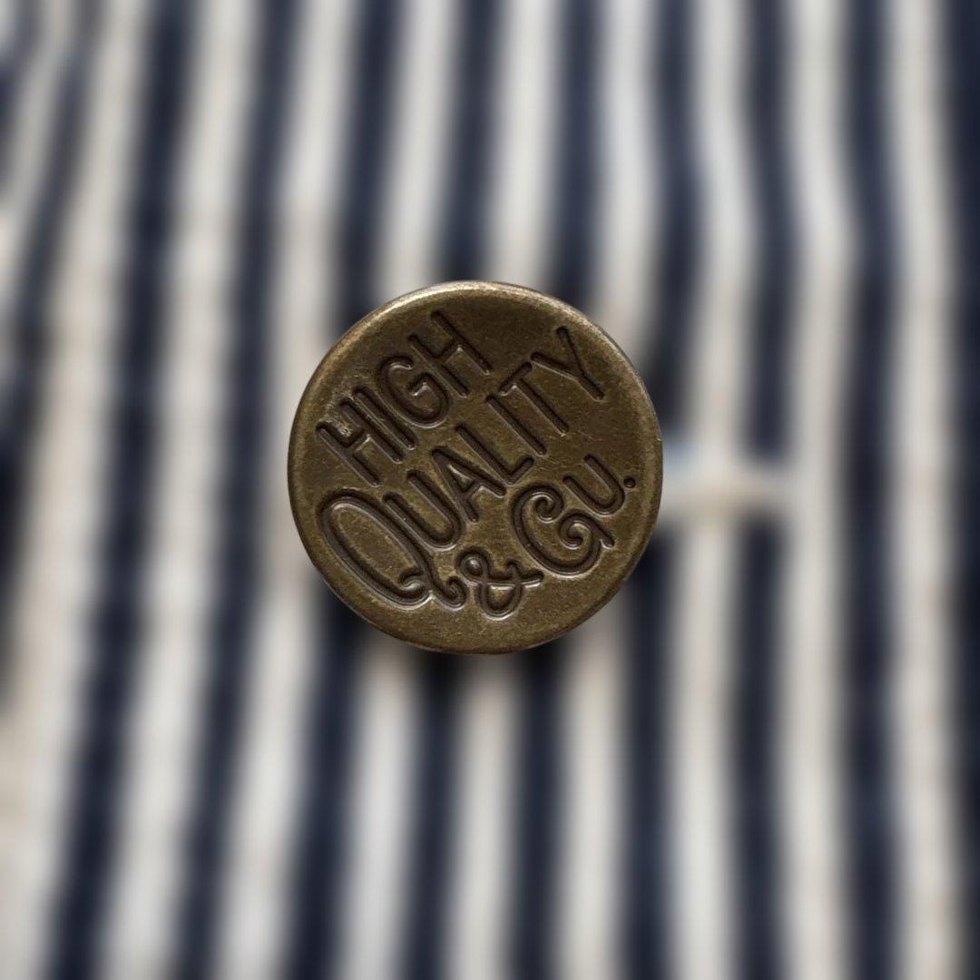 STUDIO D’ARTISAN & SA ヒッコリー カバーオール サイズ L