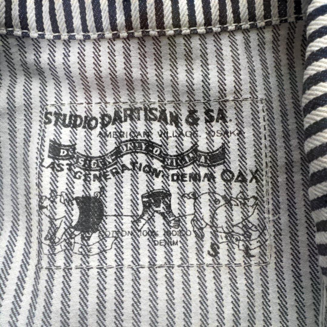 STUDIO D’ARTISAN & SA ヒッコリー カバーオール サイズ L