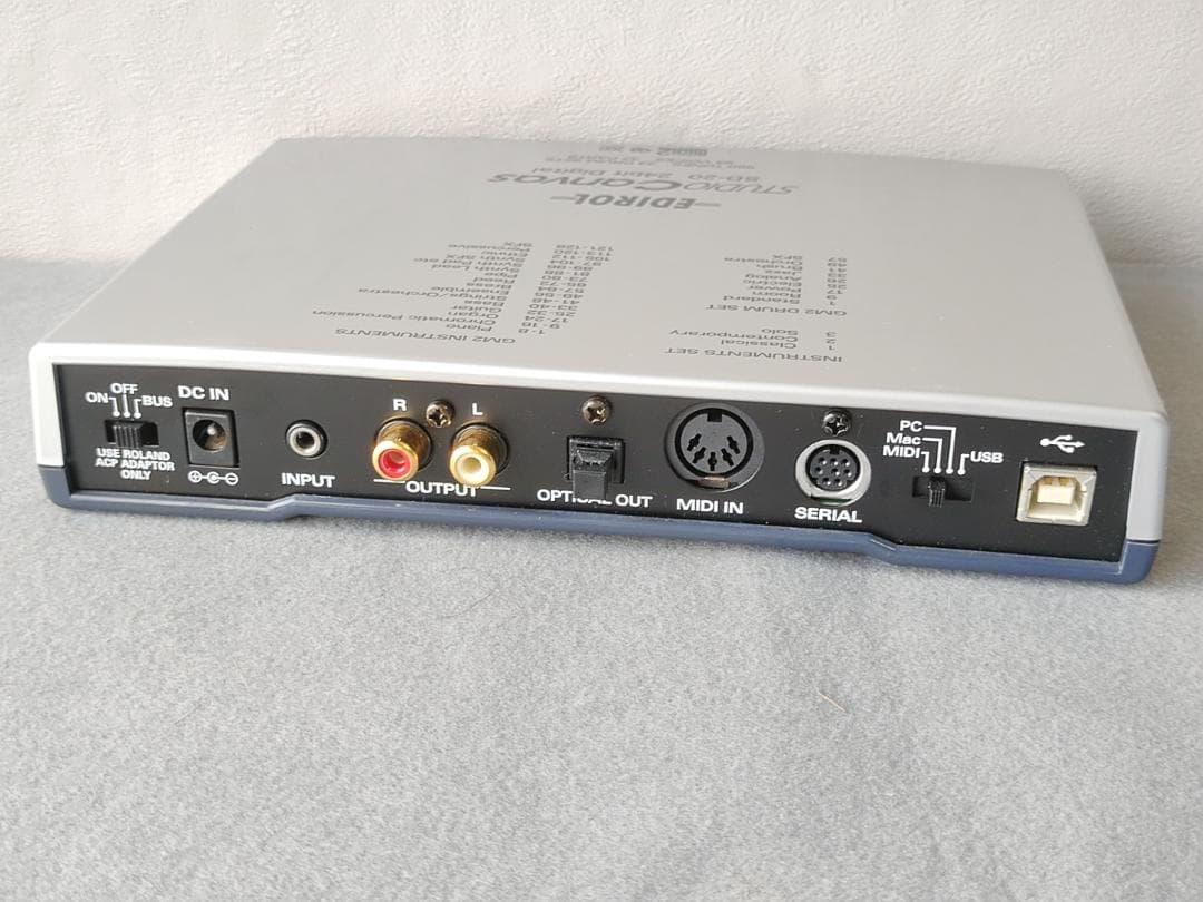 ◎e ROLAND　EDIROL　STUDIO Canvas SD-20