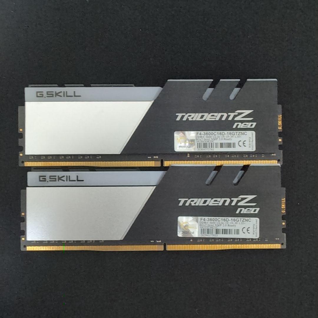 メモリー G.Skill TridentZ NEO DDR4 16GB 3600MHz