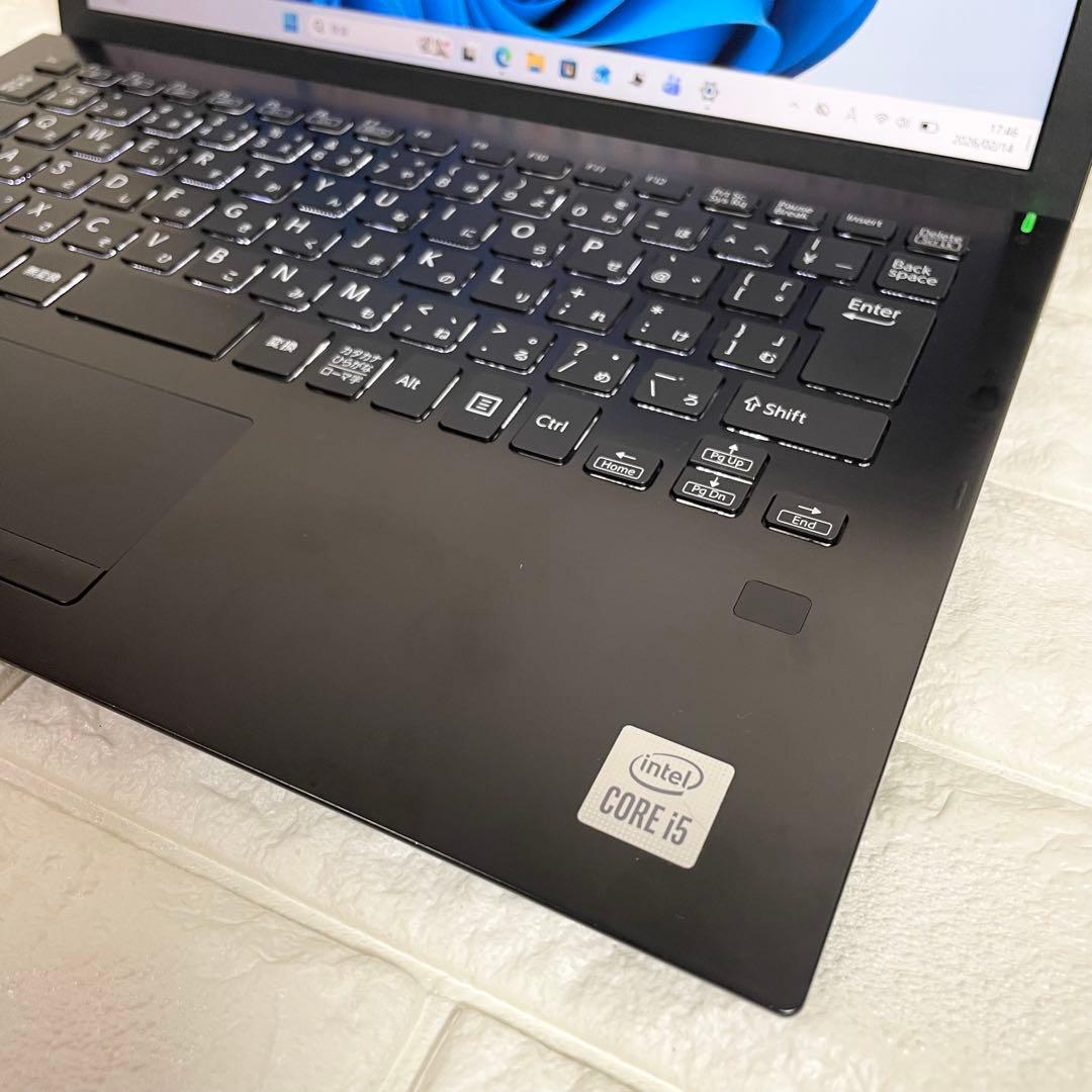 【良品】ノートパソコン VAIO 第10世代i5 バッテリー◎