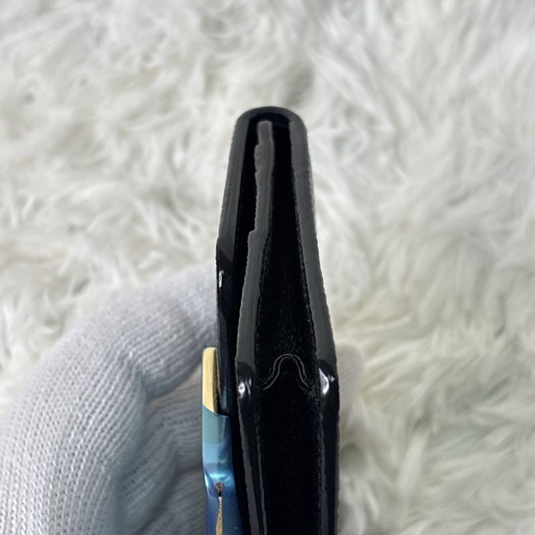 新品　BALLY カードケース　名刺入れ　ゴールド金具　チェーンストラップ