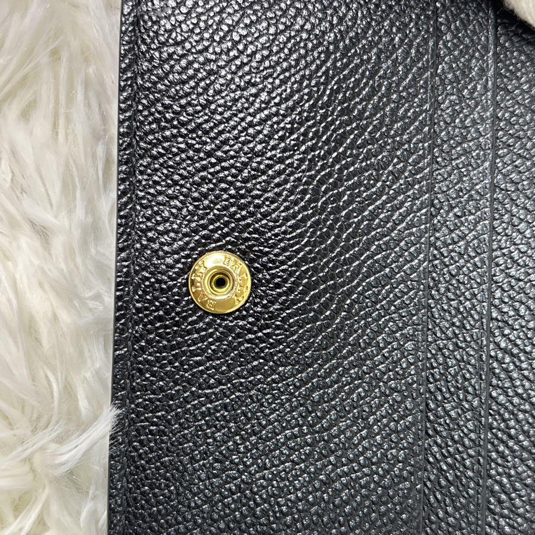 新品　BALLY カードケース　名刺入れ　ゴールド金具　チェーンストラップ
