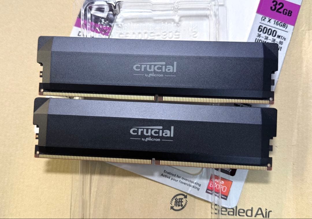 Crucial PRO メモリ DDR5-6000 16GB×2枚(32GB)