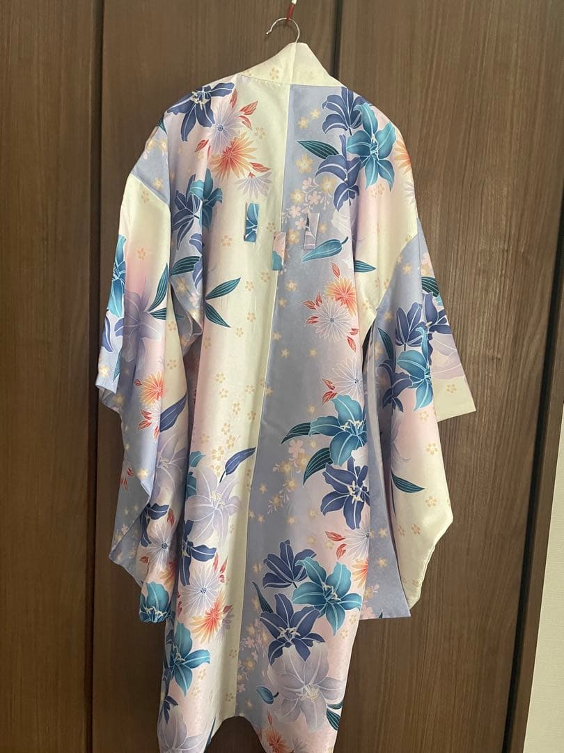 小学生卒業式　袴セット ピンク紫花柄 160cm 京越