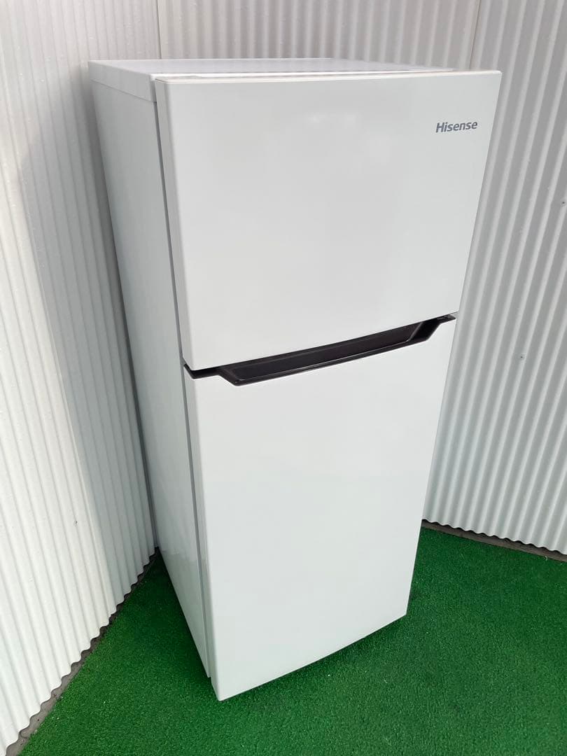 934 ハイセンス おしゃれホワイト2ドア冷蔵庫 トップフリーザー スリム 単身