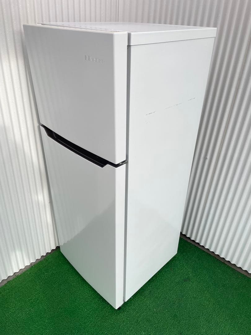 934 ハイセンス おしゃれホワイト2ドア冷蔵庫 トップフリーザー スリム 単身