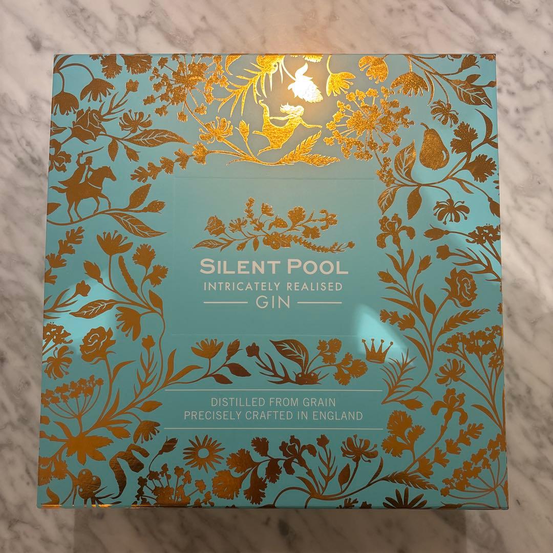 ル*ク様 Silent Pool Gin セット (700ml + グラス2個)